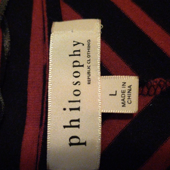 Philosophy Asymmetric Tunic 80s Rock Aesthetics Grunge Size L - Picture 3 of 5